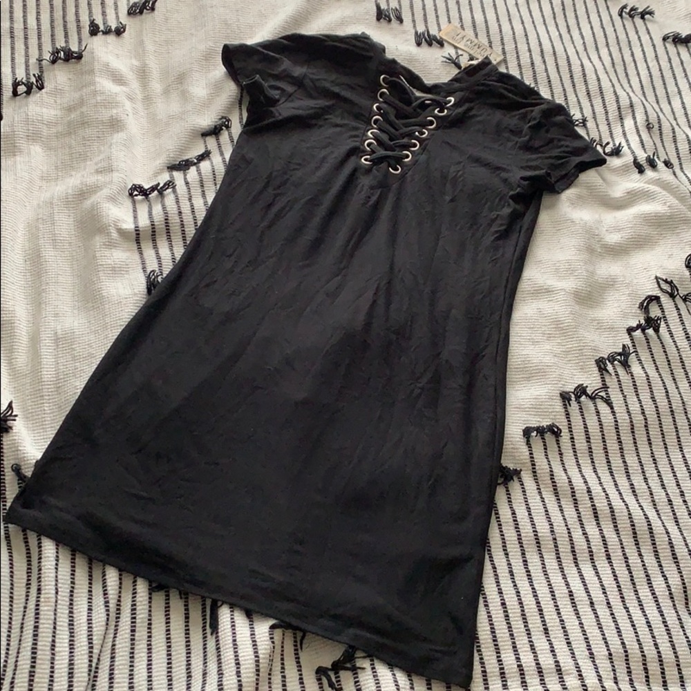 NWT lace up dress
